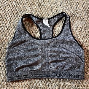Grey sports bra!